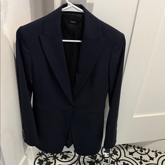 Theory Jackets & Blazers - Theory Men's Dark Blue Sport Coat